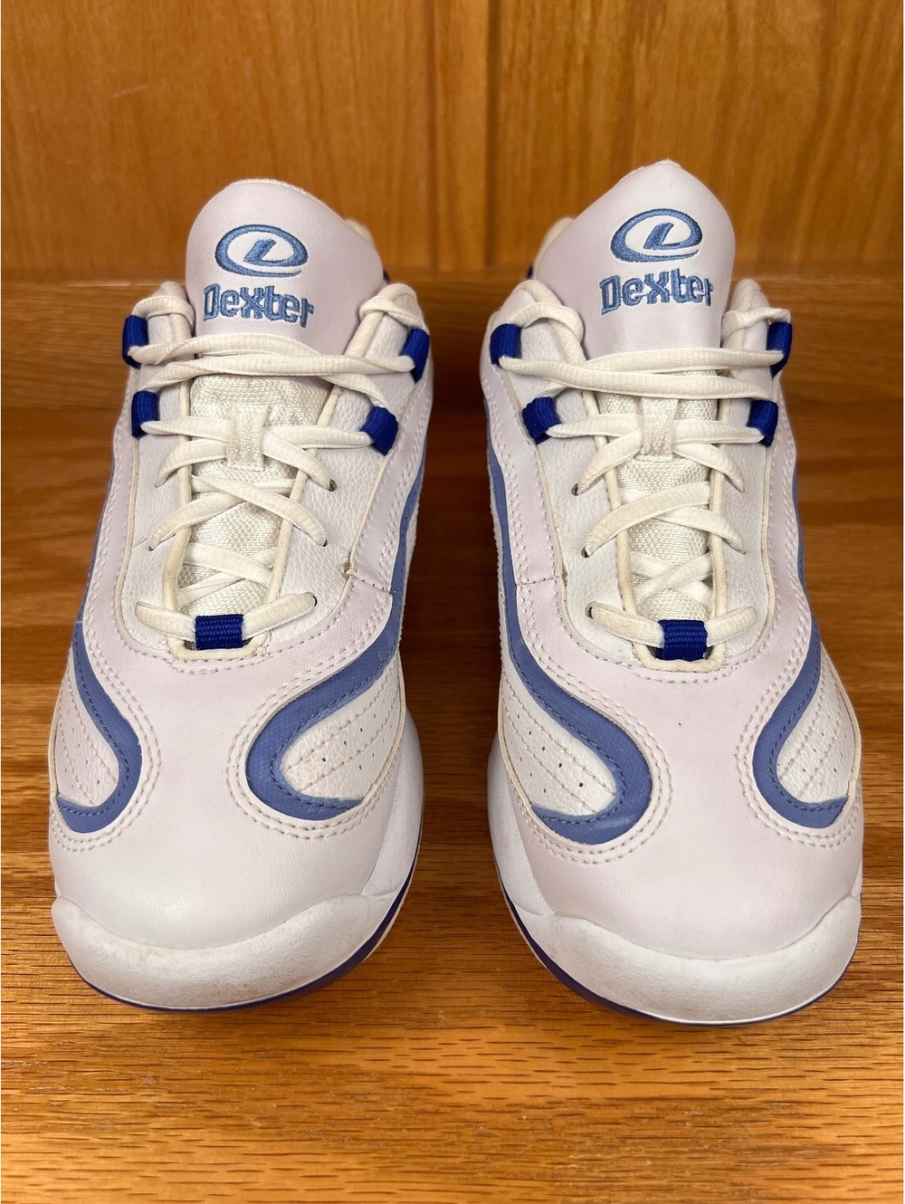 Dexter White and Blue Women’s Bowling Shoes Size 10 M